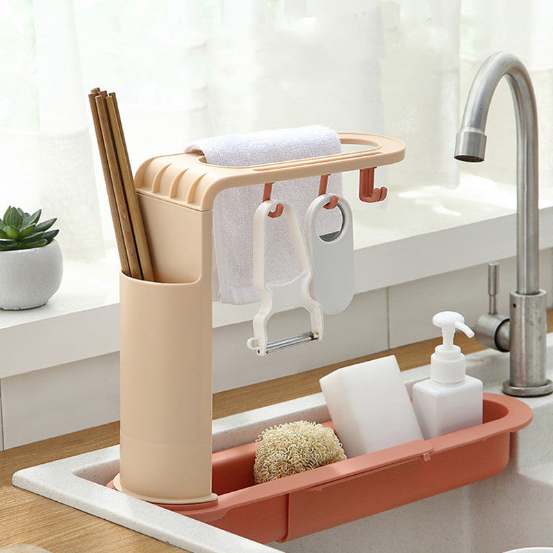 Retractable Sink Rack