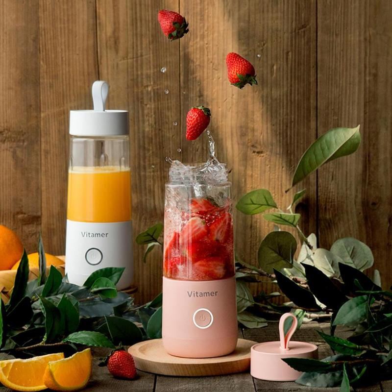 350ml Portable USB Rechargeable Blender – Smoothie & Juice Mixer Cup