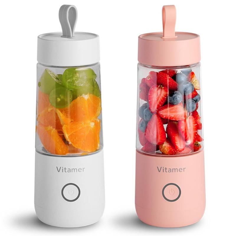 350ml Portable USB Rechargeable Blender – Smoothie & Juice Mixer Cup