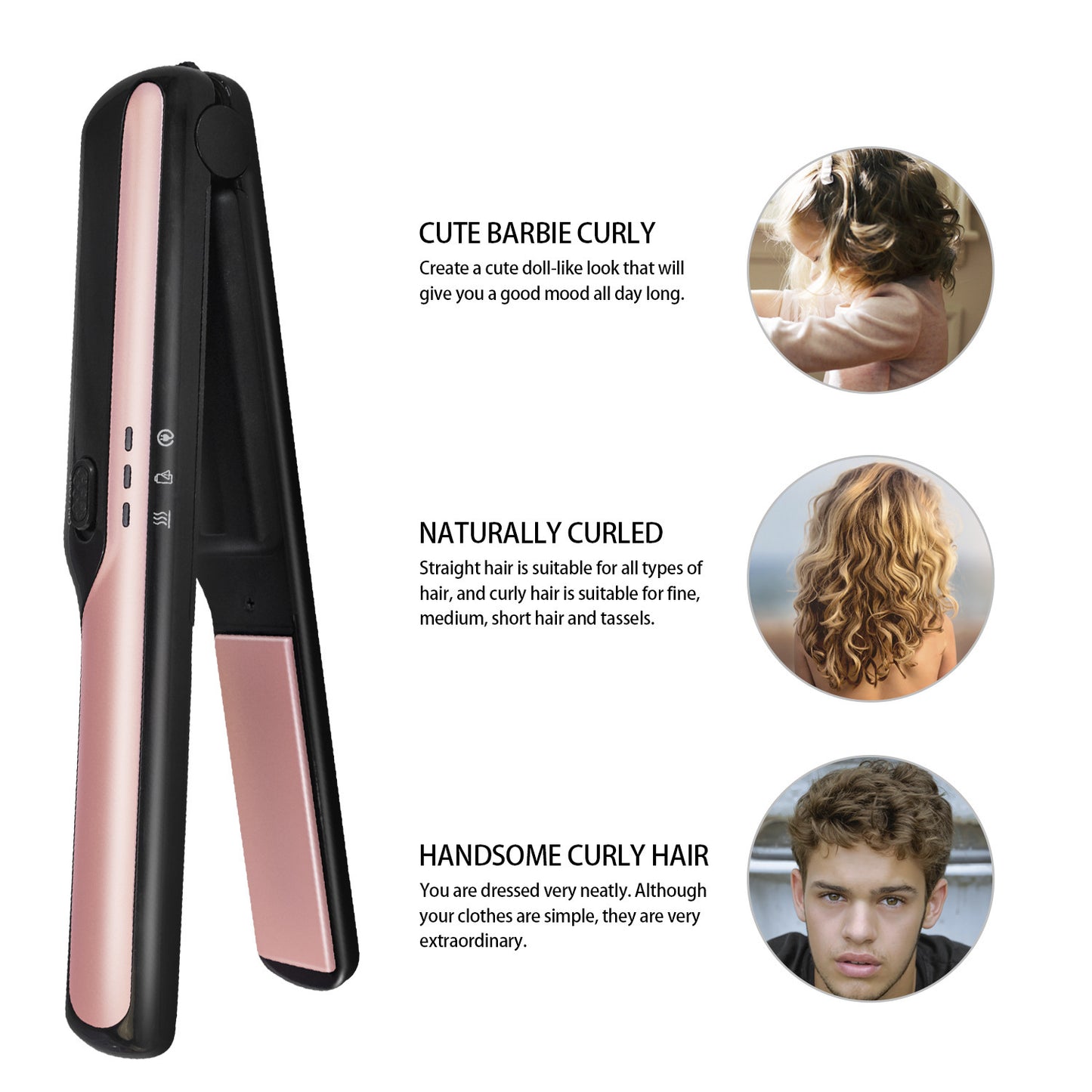 Beard Styling Comb & Curling Rod – Men’s Grooming Tool