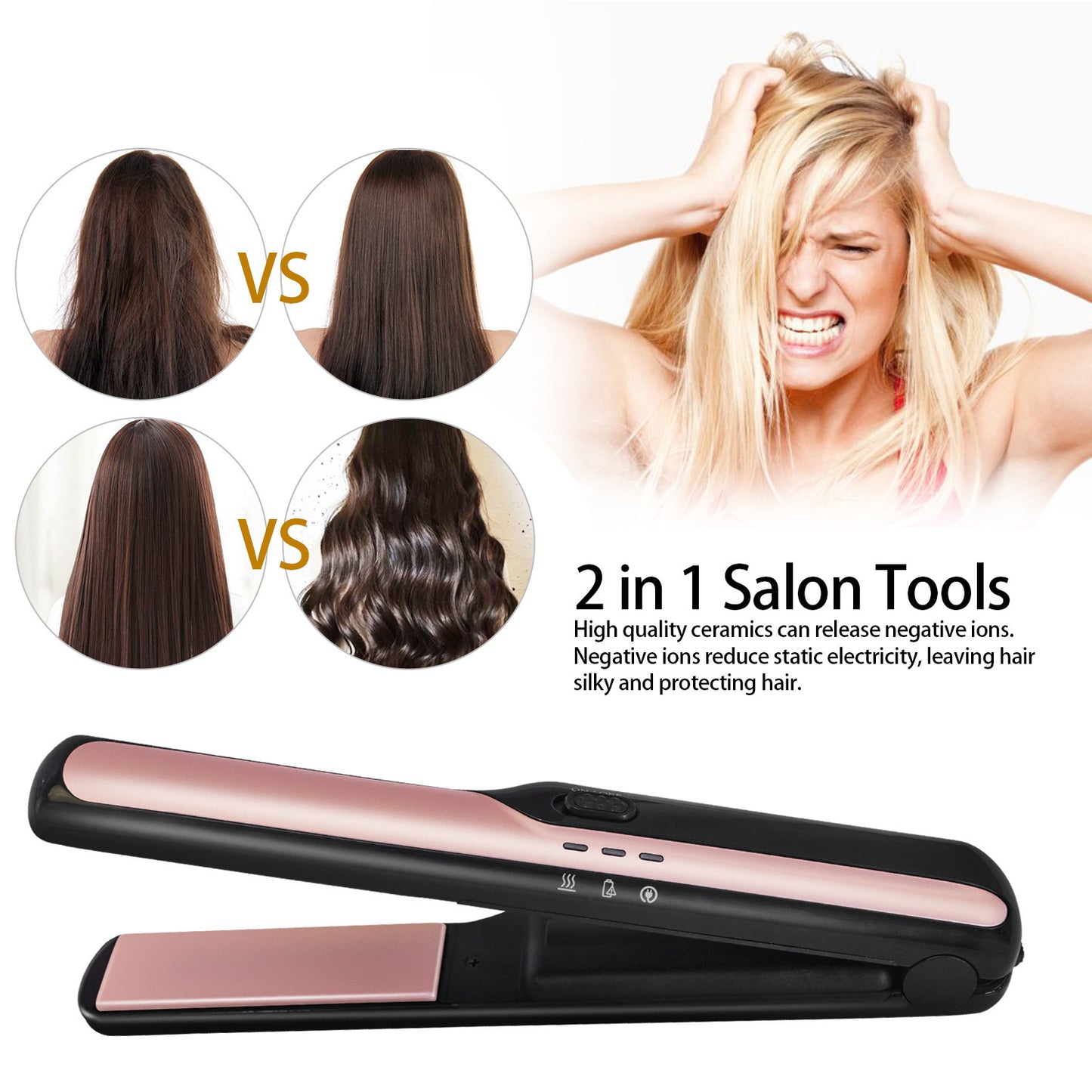 Beard Styling Comb & Curling Rod – Men’s Grooming Tool