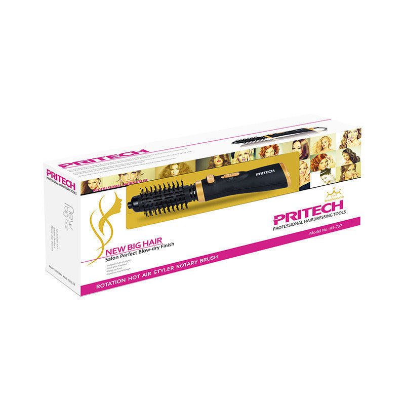 Hot Air Rotary Hair Comb – Curling & Straightening Tool